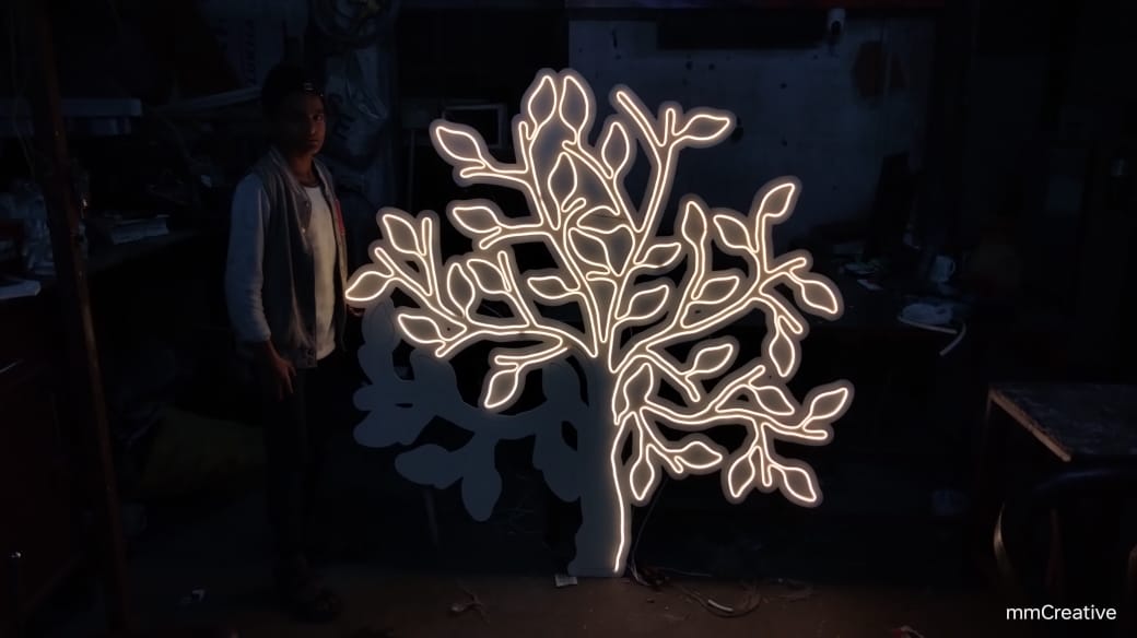 Custom Neon Sign on PVC Foam Board – Durable, Stylish, and Lightweight Display